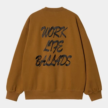Pullover aus der Carhartt WIP Work Life Ballads Kollektion Rückseite