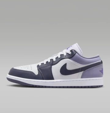 Jordan 1 Low White Indigo Haze Außenseite