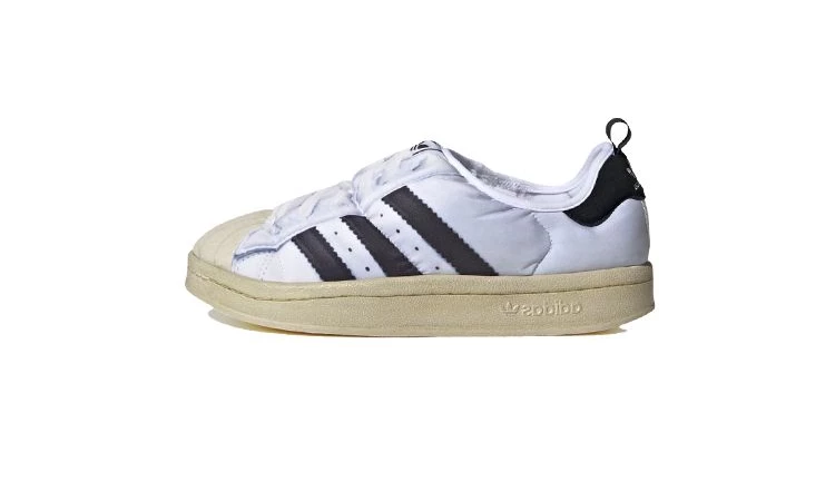 adidas Puffylette Superstar White Black