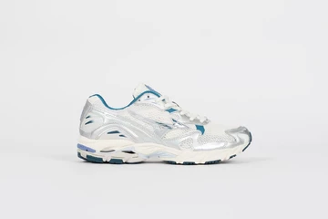 Mizuno Wave Rider 10 White Blue - Außen