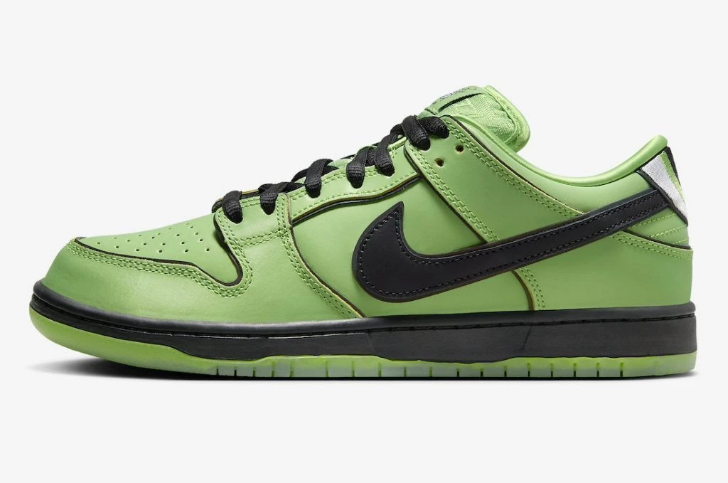 The Powerpuff Girls Nike SB Dunk Low Buttercup FZ8319-300 | Dead Stock