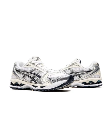 ASICS Gel Kayano 14 White Midnight beide Schuhe