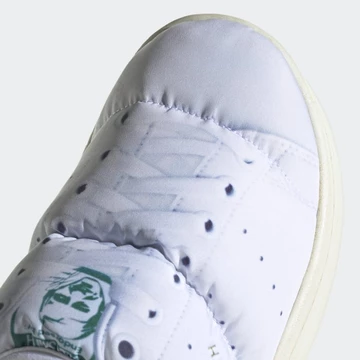adidas Puffylette Stan Smith White Green - Toebox