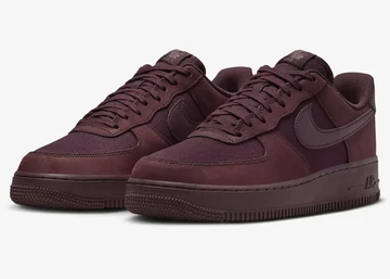Air Force 1 Low Premium Burgundy Crush Paar
