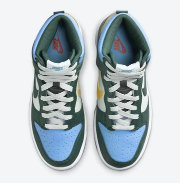 Nike Dunk High GS Deep Jungle von Oben