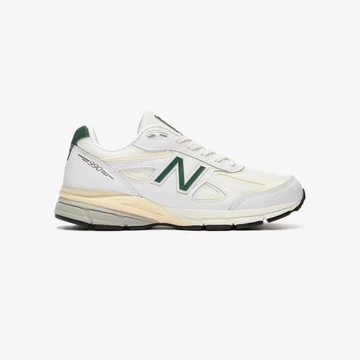 New Balance 990v4 White Green Außenseite