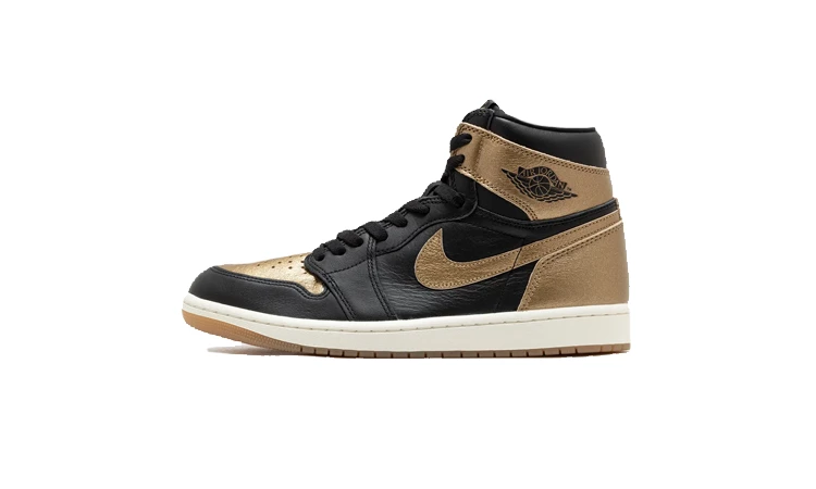 Jordan 1 High Black Metallic Gold