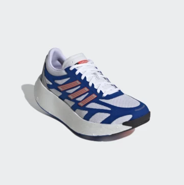 adidas Adizero Aruko Cloud White Collegiate Royal schräg frontal