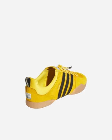 Bad Bunny x adidas Ballerina Bold Gold seitlich von Hinten
