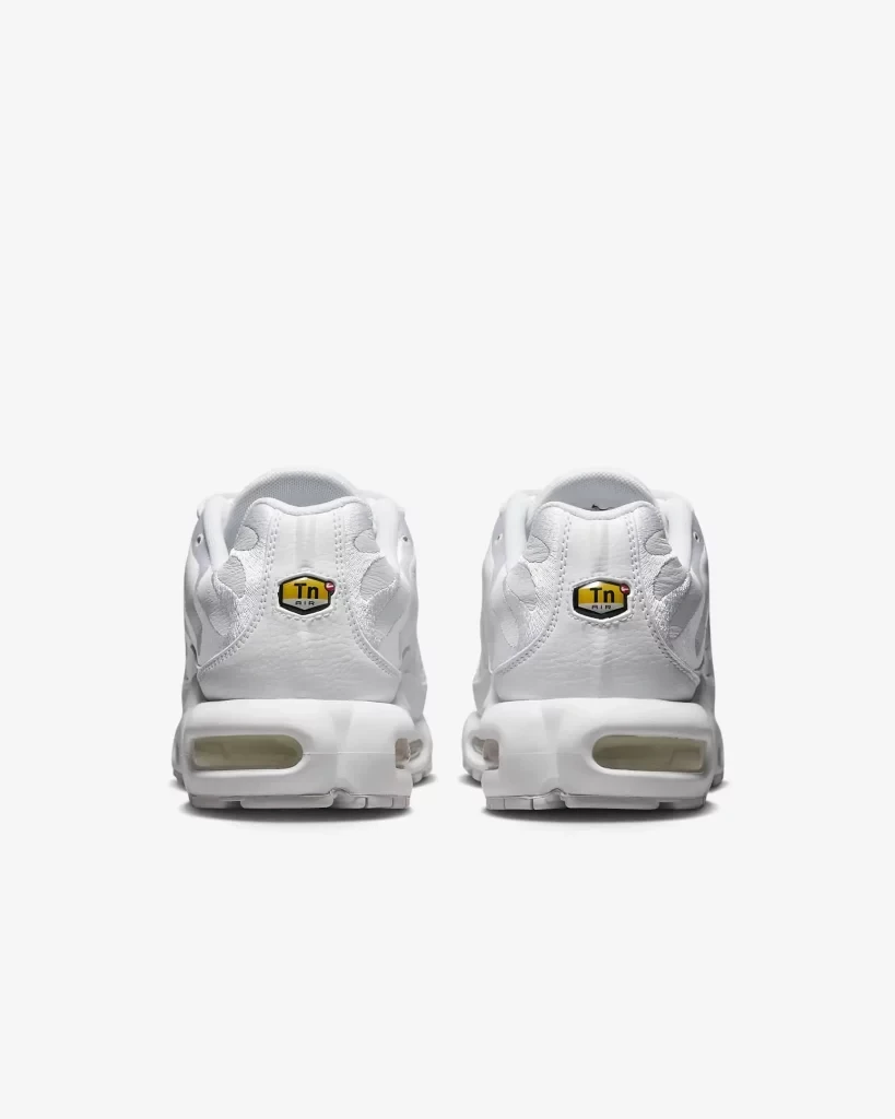 Air max plus premium white on sale