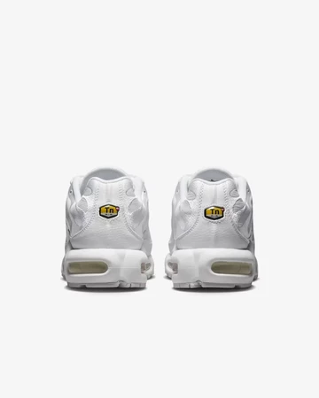 Air Max Plus White Leather Ansicht von hinnten