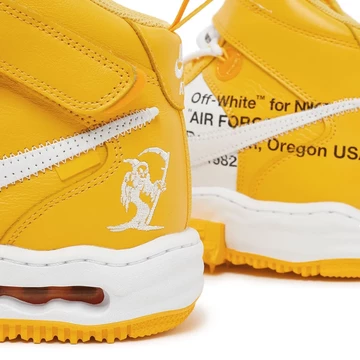 Off-White Nike Air Force 1 Mid Varsity Maize
