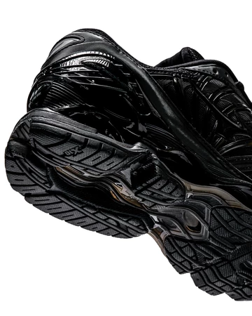 Die Details des Mizuno Wave Prophecy LS Black