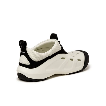 Crocs Quick Trail Almost White Innenseite schräg von hinten