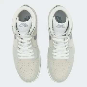Jordan 1 Zoom CMFT 2 Particle Grey von Oben