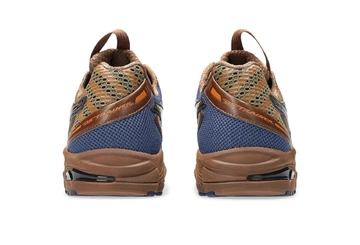 Kiko Kostadinov x ASICS UB9-S Gel-DS Orange Paar Fersen