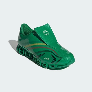 Jah Jah x adidas F50 Tunit Mega Green schräg