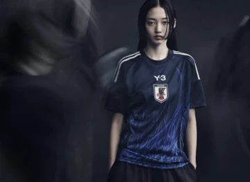 Y3 Japan Football Association Collection Trikot schwarz blau