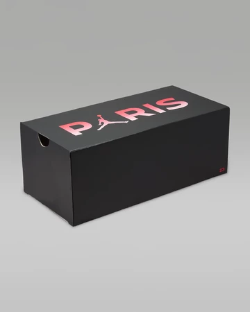 PSG x Jordan Slides Off Noir Verpackung
