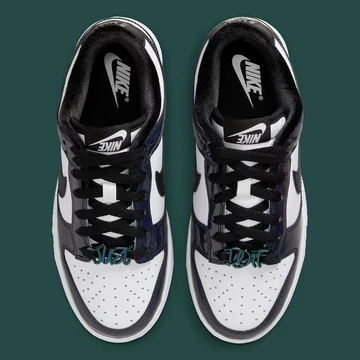 Dunk Low SE Just Do It Iridescent von oben