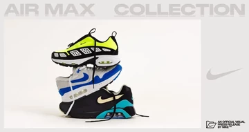 Offizielle Bilder von Nike. Man sieht einen Stapel Sneaker, darunter ist auch der Nike Air Max Sunder OG