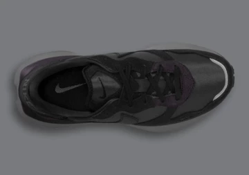 Nike Phoenix Waffle Black Anthracite von oben