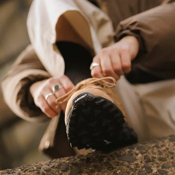 Mizuno Wave Mujin GTX - Tiger's Eye - On Feet (2)