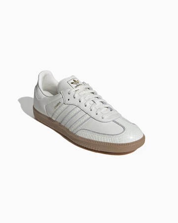adidas Samba Snakeskin Pack white schräg frontal
