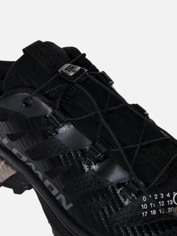 MM6 x Salomon XT-4 Mule Pack Black Detail Laces