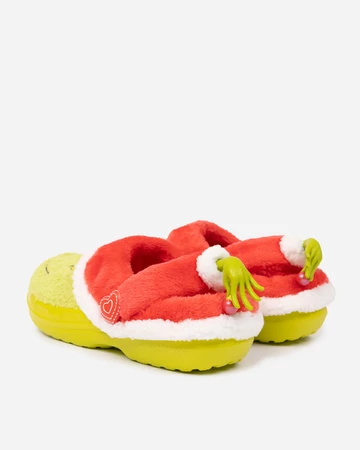 The Grinch x Crocs Classic Lined Clog Stolen Christmas seitlich