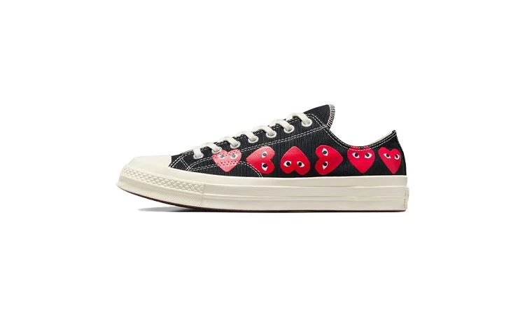 CDG Converse Chuck 70 Lo Black Heart