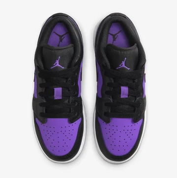 Jordan 1 Low GS Purple Venom von Oben