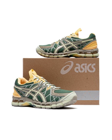 Kiko Kostadinov x ASICS UB10-S Gel-Kayano 20 Pack Green Paar + Box