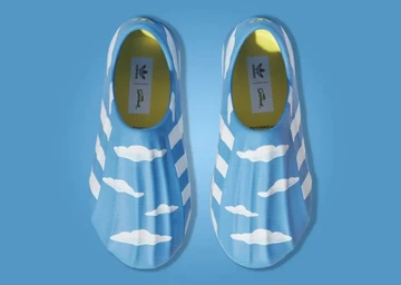 The Simpsons adidas Adifom Superstar Clouds von oben