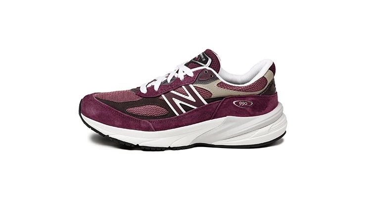 New Balance 990v6 Burgundy Tan