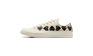 CDG Converse Chuck 70 Lo Milk Heart