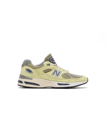 New Balance 991v2 Made in England Green Banana Außenseite