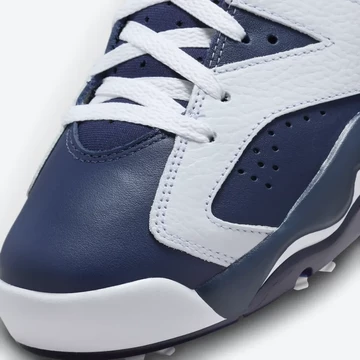 Jordan 6 Low Golf Olympic Detail Toebox