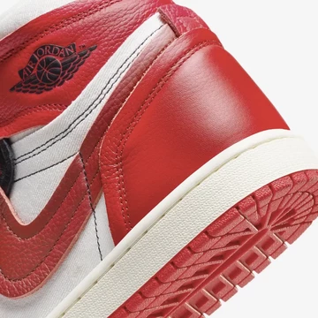 Jordan 1 High MM Sport Red Detail Ferse