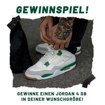 Nike SB x Jordan 4 Pine Green - Giveaway