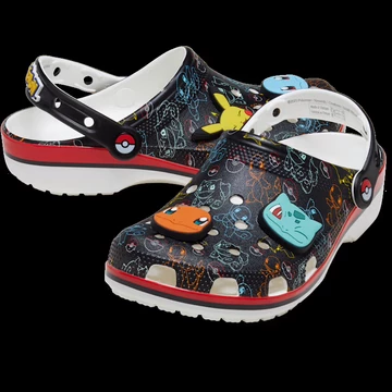 Pokémon x Crocs Classic Clog Starters schräg