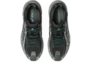 Kiko Kostadinov x ASICS Gel-Flammae Grey Black von oben