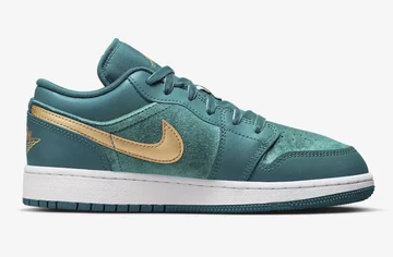 Jordan 1 Low GS Velvet Geode Teal Innenseite