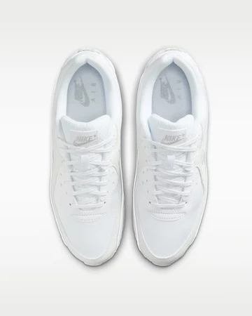Nike Air Max 90 Premium White & Metallic Silver