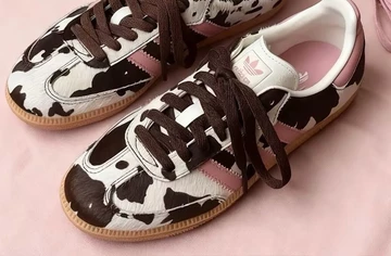 adidas Samba Cow Print Pink Wonder Mauve