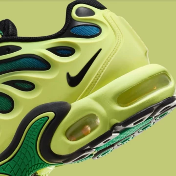 Air Max Plus Drift Light Lemon Twist Detail Ferse
