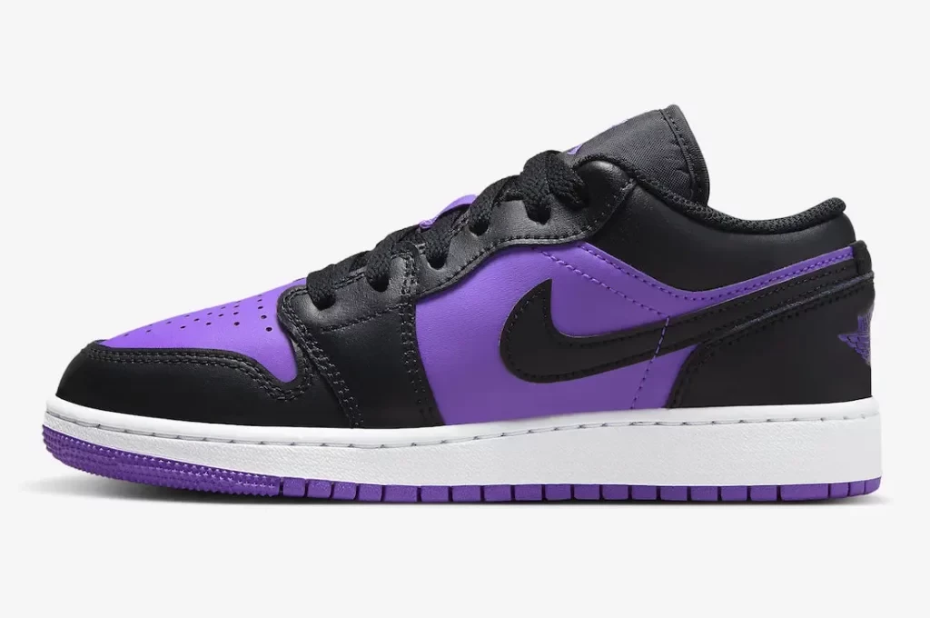 GS) Air Jordan 1 Low 'Oxygen Purple' 554723-505