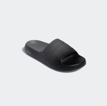 Dime adidas Ayoon Adilette Black schräg frontal