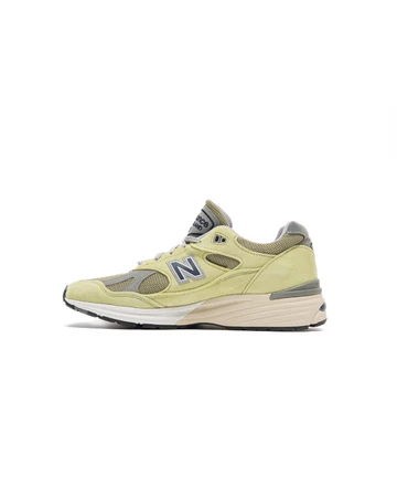 New Balance 991v2 Made in England Green Banana Innenseite