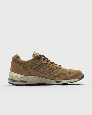 New Balance 991v1 Made in UK Luxe Suede Dijon